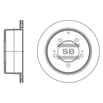 Disque de frein Hi-Q SD4099