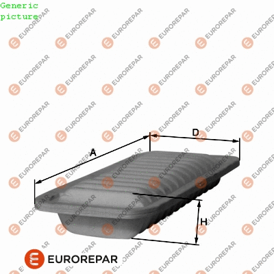 Filtre à air EUROREPAR 1680337780