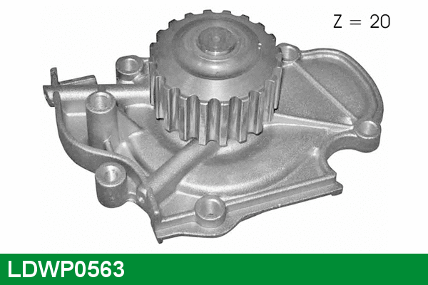 Pompe à eau, refroidissement du moteur LUCAS LDWP0563