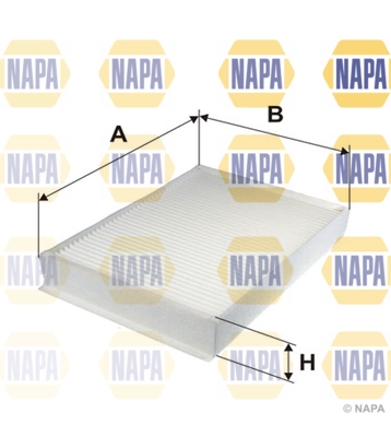 Filtre, air de l'habitacle NAPA NFC4044