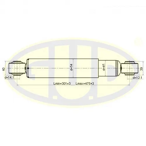 Amortisseur G.U.D. GSA344458