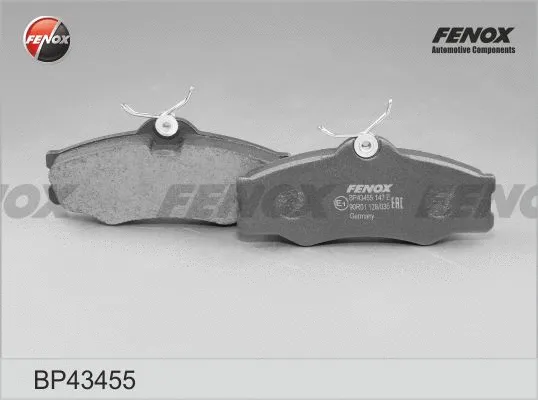 Kit de plaquettes de frein, frein à disque FENOX BP43455