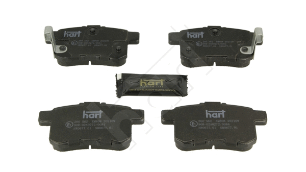 Kit de plaquettes de frein, frein à disque HART 260 562