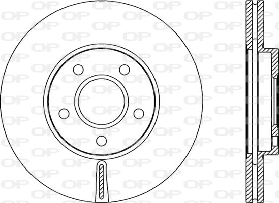 Disque de frein OPEN PARTS BDA2141.20