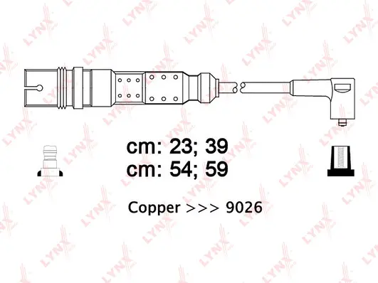 Kit de câbles d'allumage LYNXAUTO SPC8013