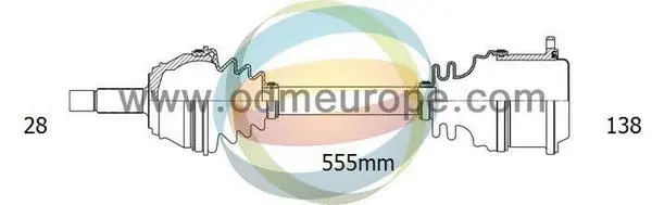 Arbre de transmission 4X4 ESTANFI EST-18-301330