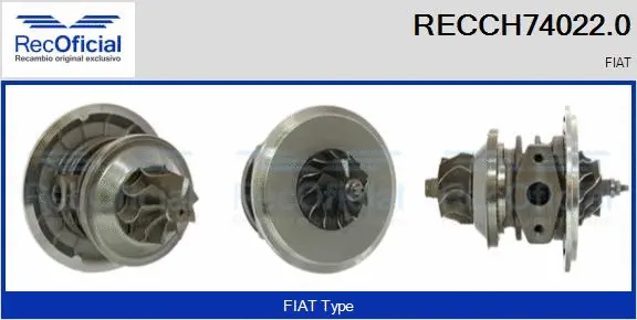 Groupe carter, turbocompresseur RECOFICIAL RECCH74022.0
