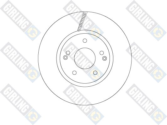 Disque de frein GIRLING 6068041
