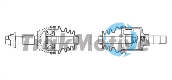 Arbre de transmission AUTOTEAM G301876