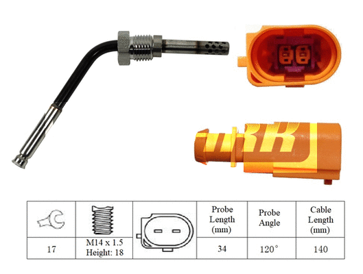 Capteur, température des gaz LEMARK LXT312