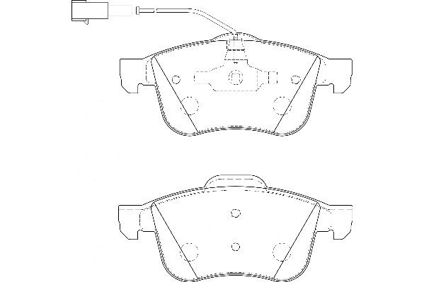 Kit de plaquettes de frein, frein à disque Omnicraft 2135140