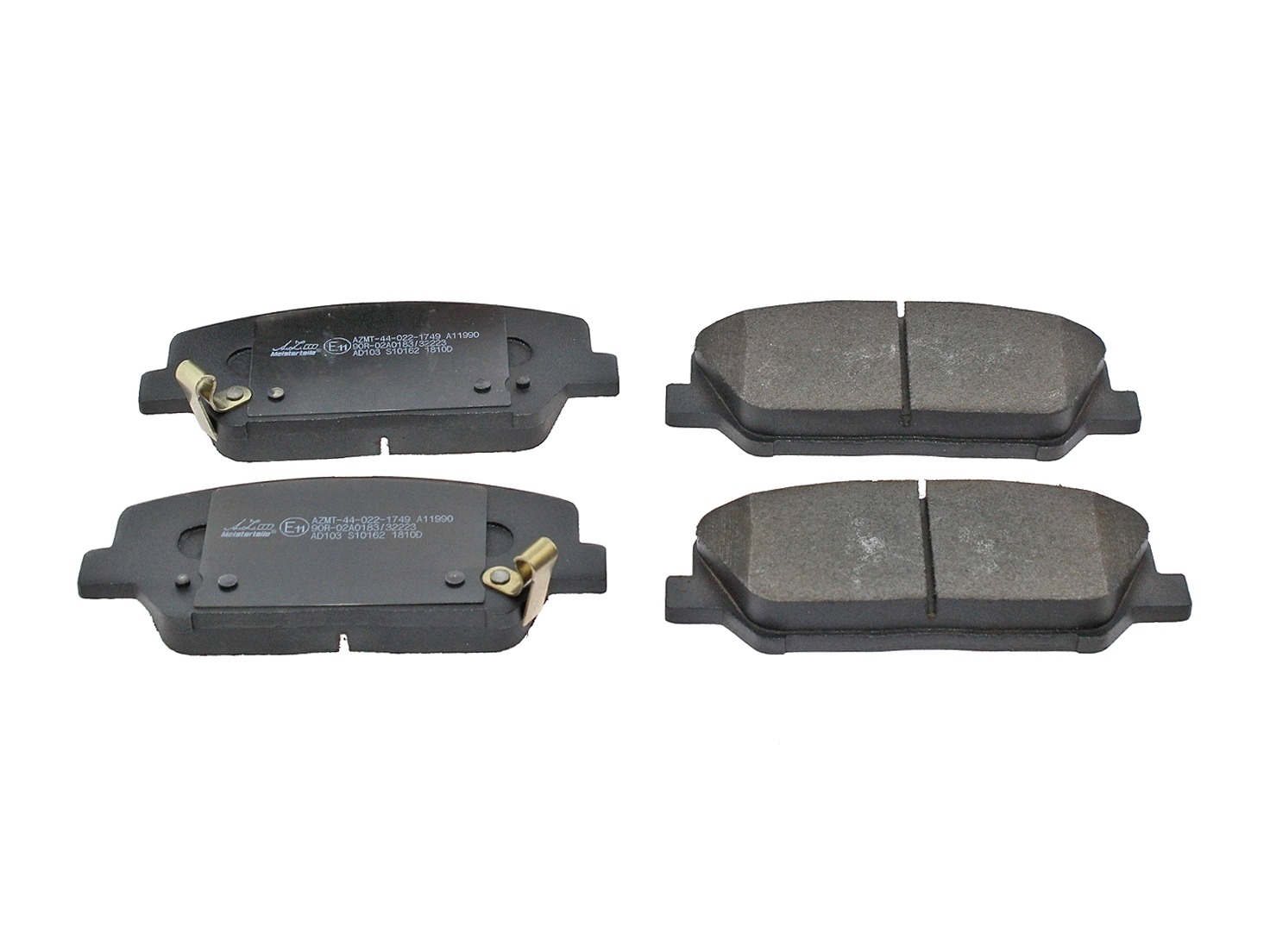 Kit de plaquettes de frein, frein à disque A.Z. Meisterteile AZMT-44-022-1749