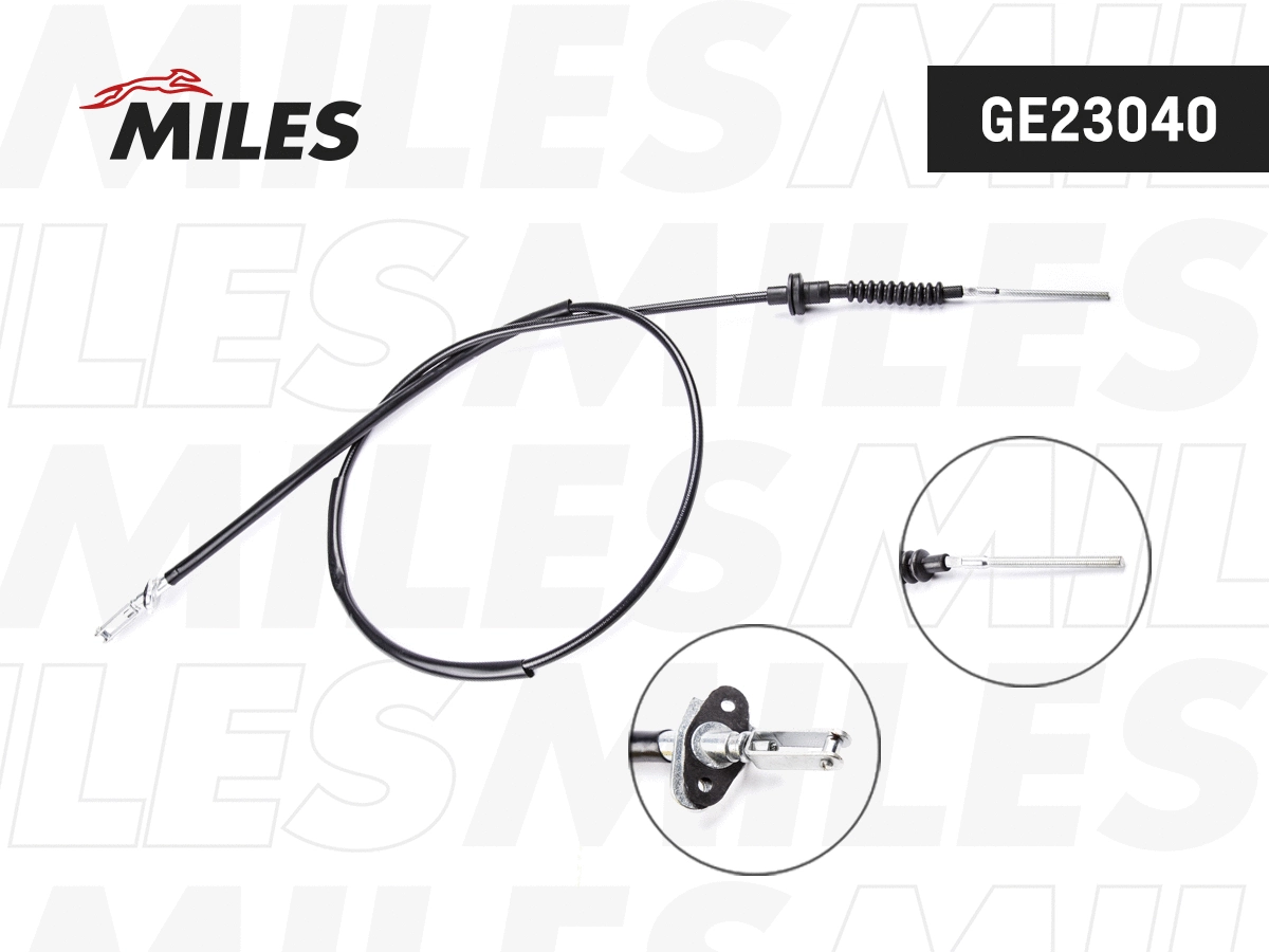 Tirette à câble, commande d'embrayage MILES GE23040