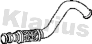 Tuyau d'échappement KLARIUS 110719