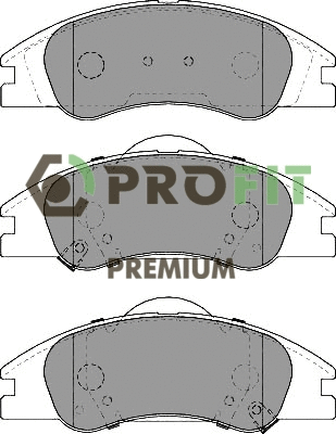 Kit de plaquettes de frein, frein à disque PROFIT 5005-2050
