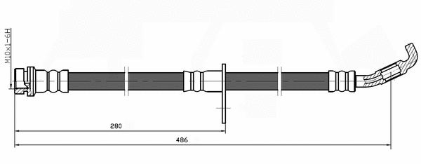 Flexible de frein National NBH6042