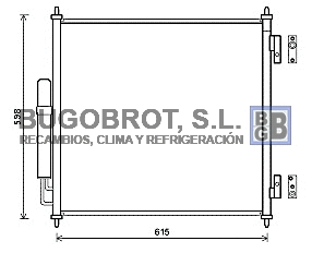 Condenseur, climatisation BUGOBROT 62-AU5218