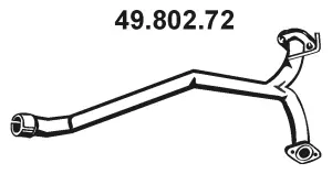 Tuyau d'échappement EBERSPÄCHER 49.802.72