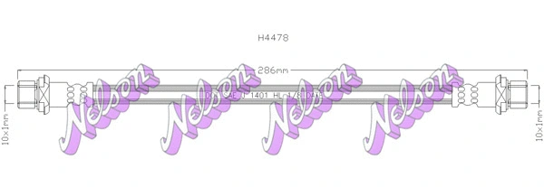 Flexible de frein KAWE H4478