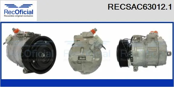 Compresseur, climatisation RECOFICIAL RECSAC63012.1