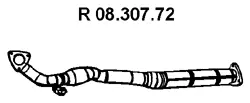 Tuyau d'échappement EBERSPÄCHER 08.307.72