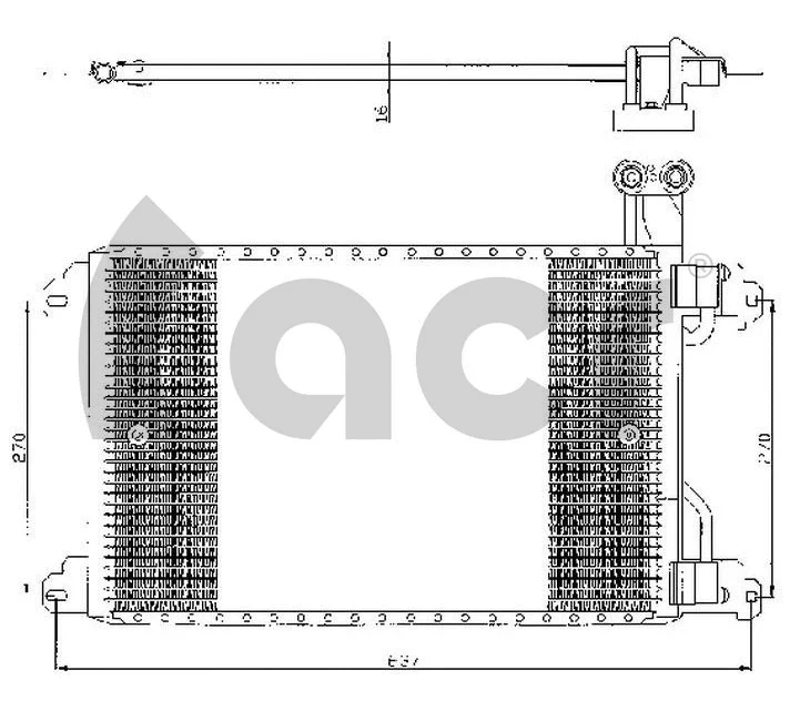Condenseur, climatisation ACR 300088