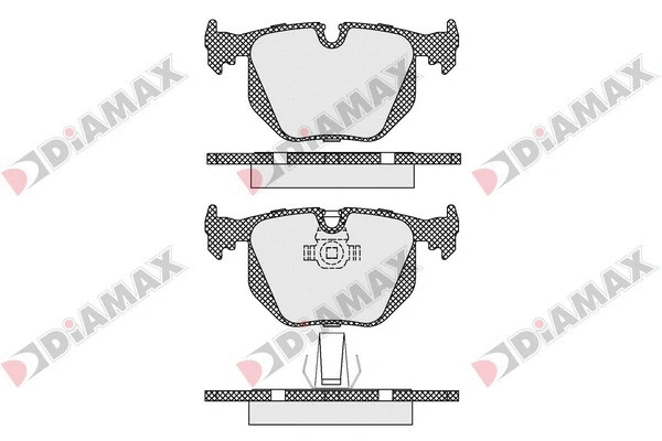 Kit de plaquettes de frein, frein à disque DIAMAX N09370