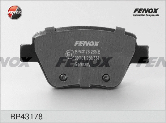 Kit de plaquettes de frein, frein à disque FENOX BP43178
