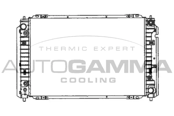 Radiateur, refroidissement du moteur AUTOGAMMA 103075
