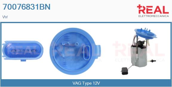 unité d'alimentation de carburant REAL 70076831BN