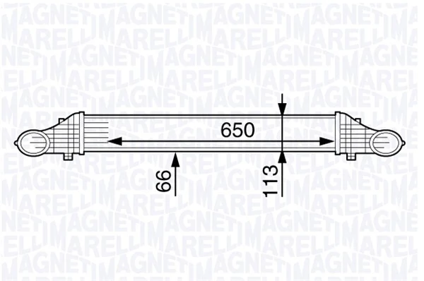 Refroidisseur d'air de suralimentation MAGNETI MARELLI 351319201920