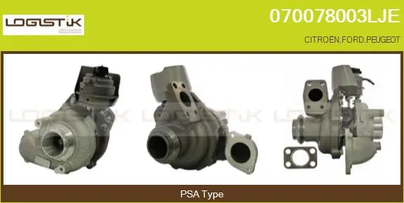 Turbocompresseur, suralimentation LGK 070078003LJE