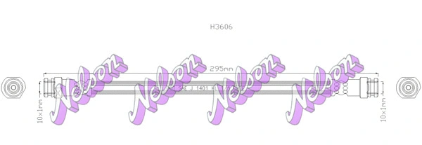 Flexible de frein KAWE H3606