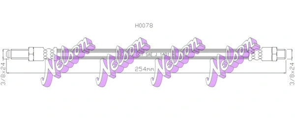Flexible de frein KAWE H0078