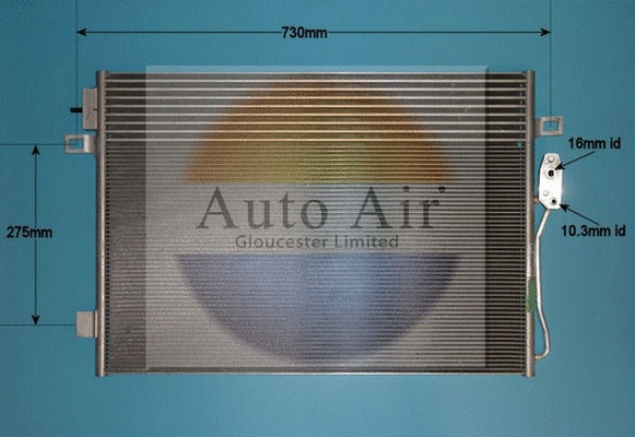 Condenseur, climatisation AUTO AIR GLOUCESTER 16-6235