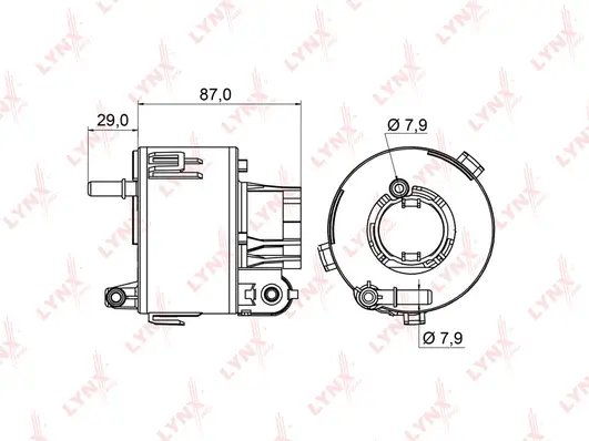 Filtre à carburant LYNXAUTO LF-961M