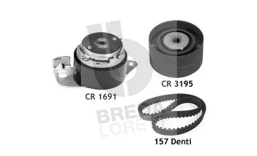Kit de courroie crantée BREDA LORETT KCD0397