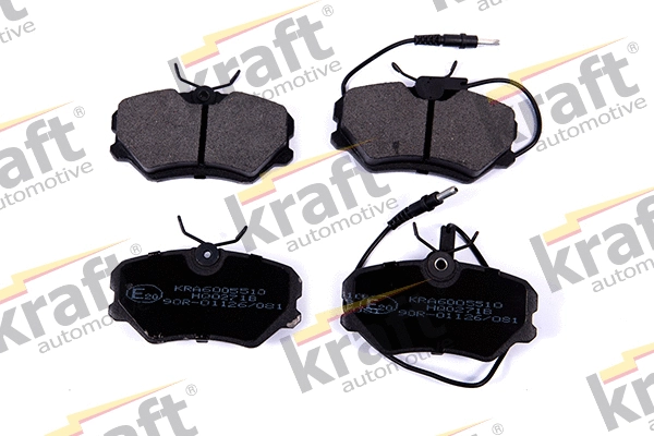 Kit de plaquettes de frein, frein à disque KRAFT AUTOMOTIVE 6005510