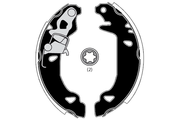 Jeu de mâchoires de frein RAICAM RA27070