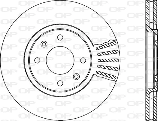 Disque de frein OPEN PARTS BDA1715.20