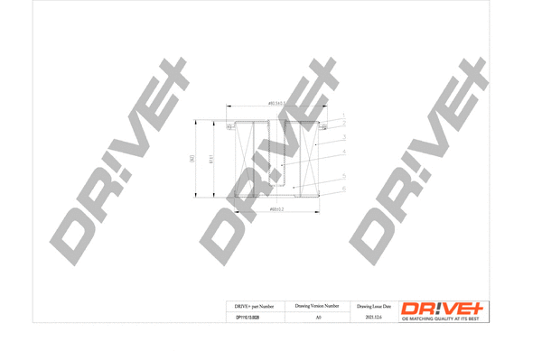 Filtre à carburant Dr!ve+ DP1110.13.0028