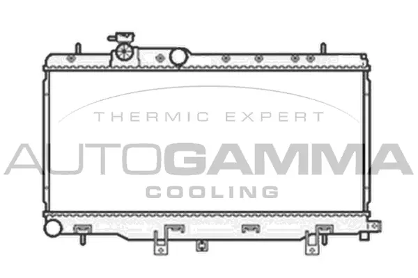 Radiateur, refroidissement du moteur AUTOGAMMA 104105