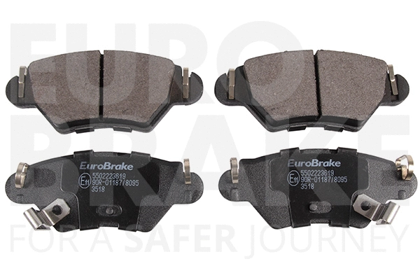 Kit de plaquettes de frein, frein à disque EUROBRAKE 5502223619