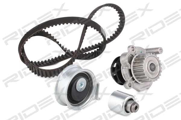 Pompe à eau + kit de courroie crantée RIDEX 3096W0385