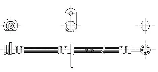 Flexible de frein Technika 49163