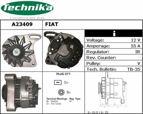 Alternateur Technika A23409