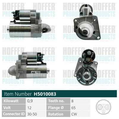 Démarreur HOFFER H5010083