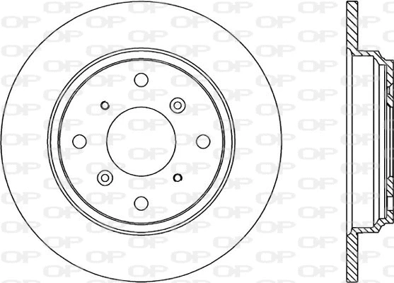 Disque de frein OPEN PARTS BDR1218.10
