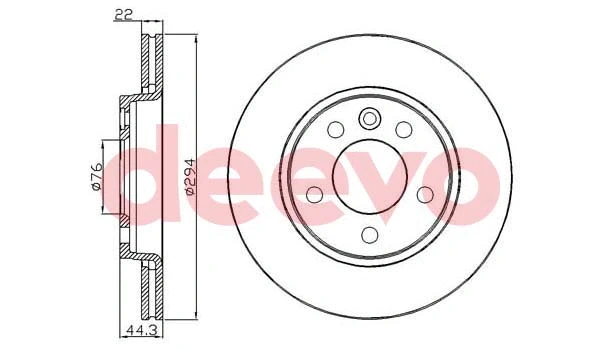 Disque de frein DEEVO BD16600