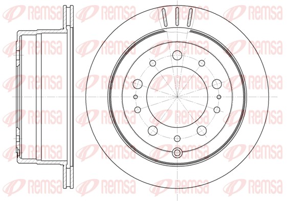 Disque de frein REMSA 6948.10